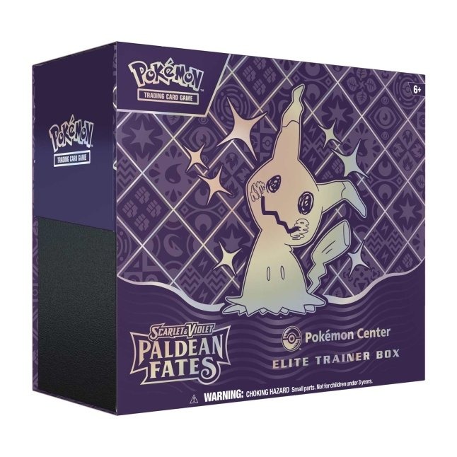 Paldean Fates Pokémon Center Elite Trainer Box(エリートトレーナーボックス) Ver.ミミッキュが公開！商品情報まとめ！【海外ポケカ】